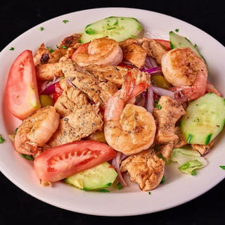 Grilled Chicken & Shrimp Salad