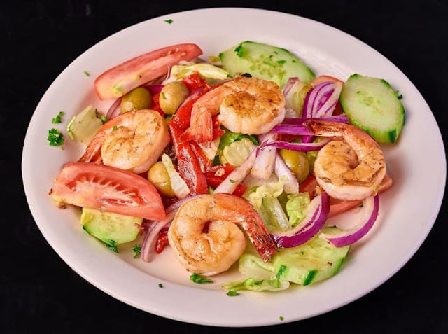 Grilled Shrimp Salad.