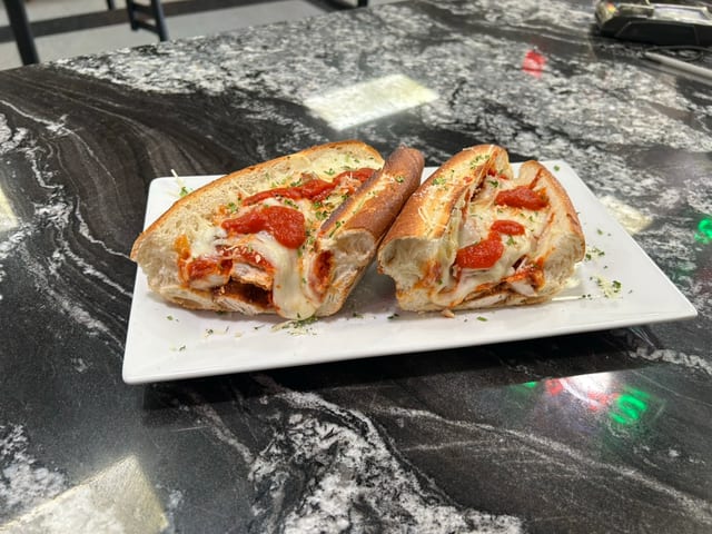 Chicken Cutlet Parm Sub.