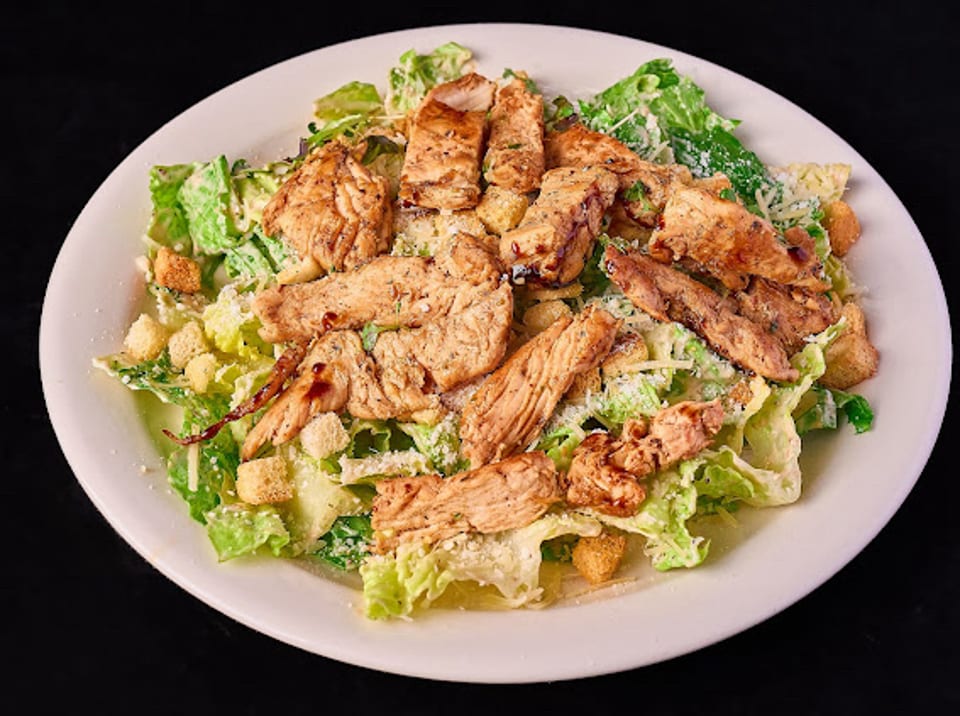 Caesar Salad with Grilled Chicken.
