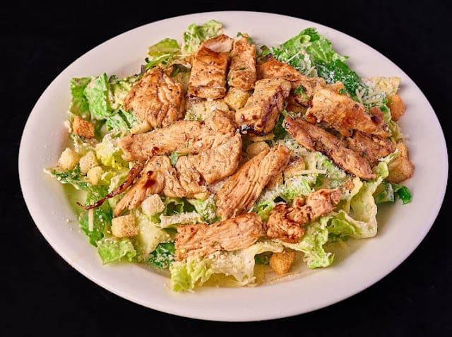 Caesar Salad with Grilled Chicken.